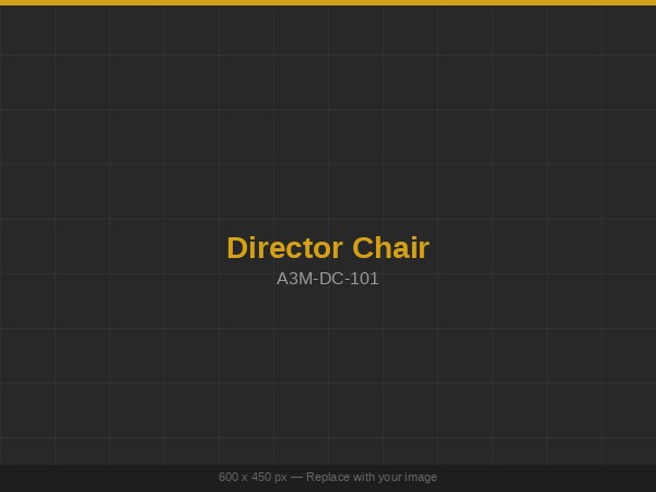 Director Chair - High Back