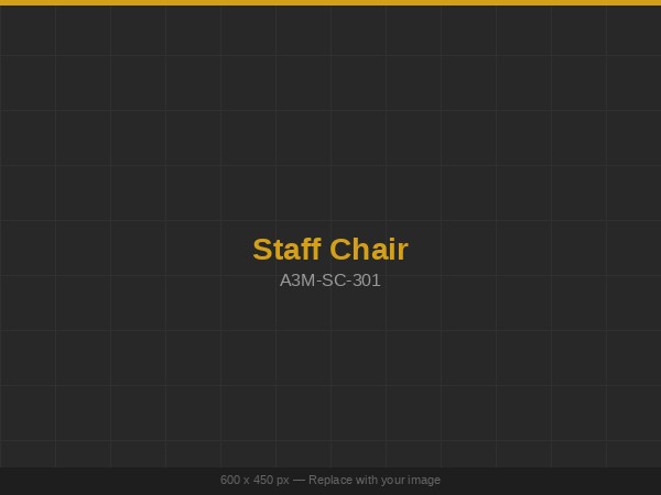 Staff Chair - Low Back