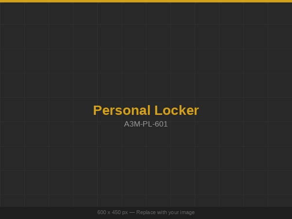 Personal Locker - 6 Door