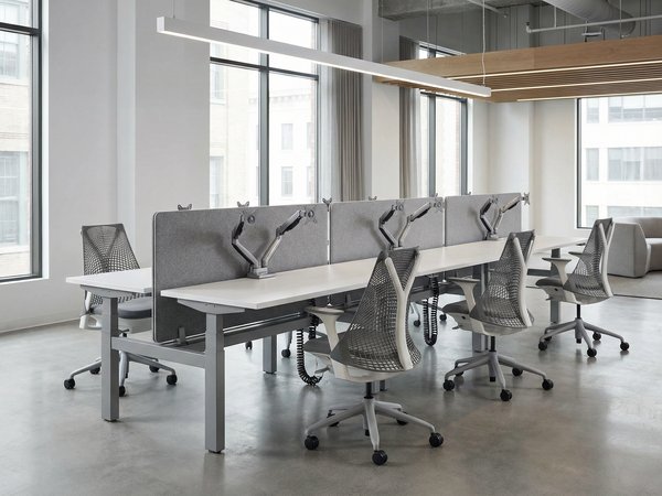 Linear Workstation - 4 Seater