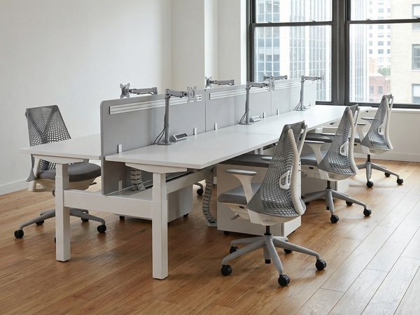 Linear Workstation - 6 Seater